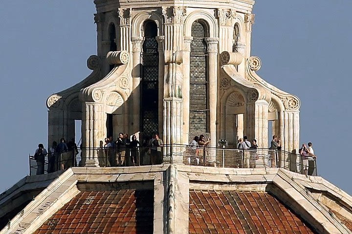 SANTA MARIA DEL FIORE, cathedral of Florence, and typical food image