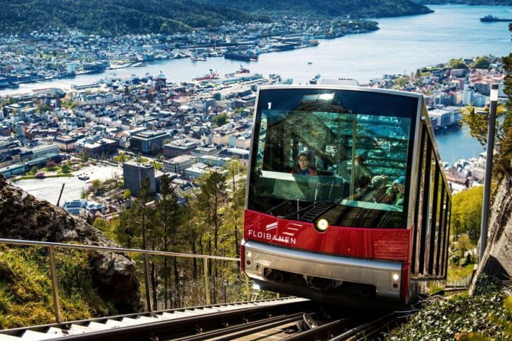 "Bergen 3-in-1: City Sightseeing, Fløien Funicular " Fjord Cruise" image