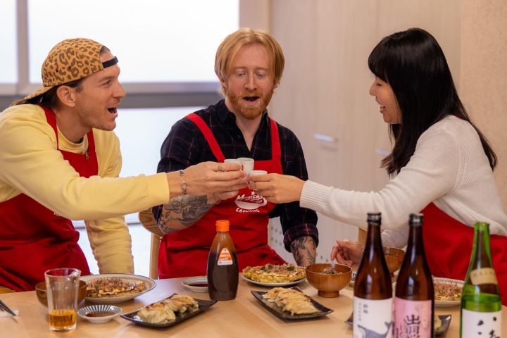 Osaka Cooking Class & Sake Tasting image
