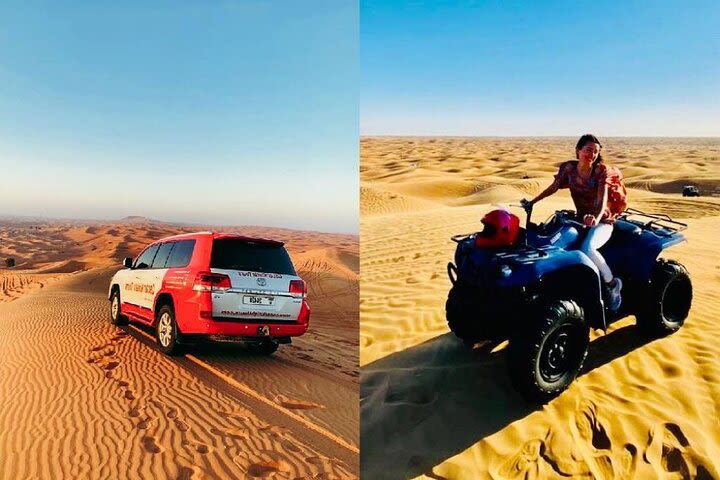 Premium Dubai Red Dunes with quadbike, camel ride and VIP Dinner image