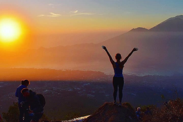 Sunrise hiking on stunning Mount Batur volcano & Hot Spring image