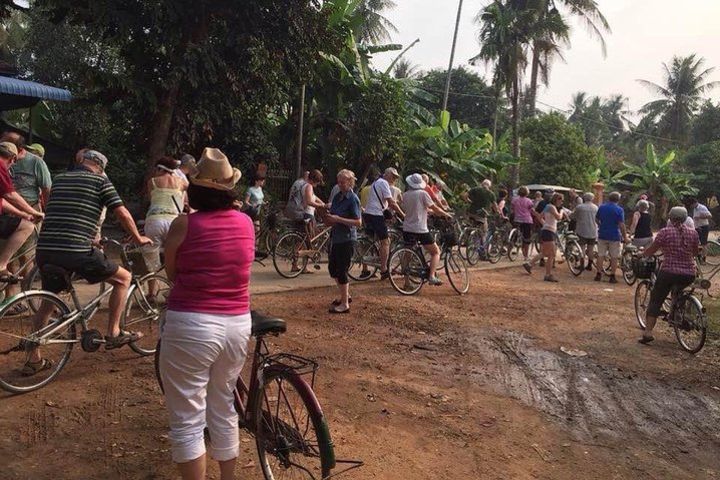 Half day morning bicycle tour to Explore local livelihood and test local snacks  image