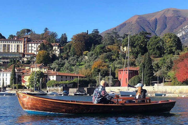 Bellagio Rowing Experience with a Vintage wooden boat image