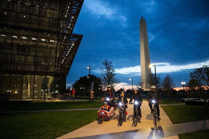 Private DC Monuments at Night Biking Tour image