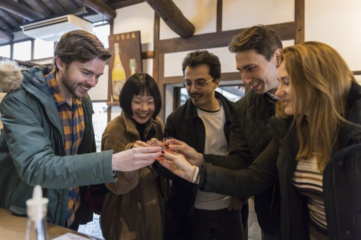 Kyoto Sake Brewery Tour with Lunch image