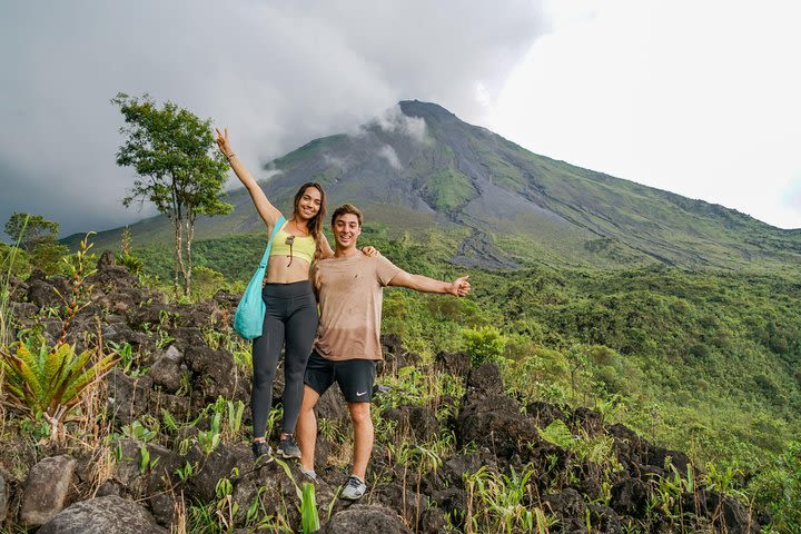 Arenal Combo Tour: Hanging Bridges+ Waterfall +Volcano Hike + Hot Springs image