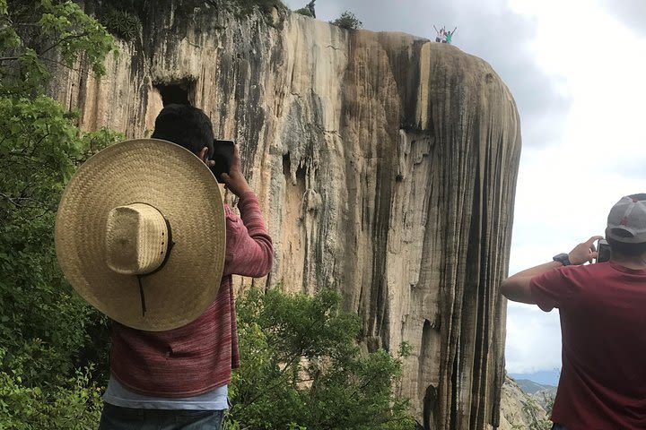 Hierve el Agua, Mezcal Tasting, and Teotitlan del Valle Tour (Private Tour) image