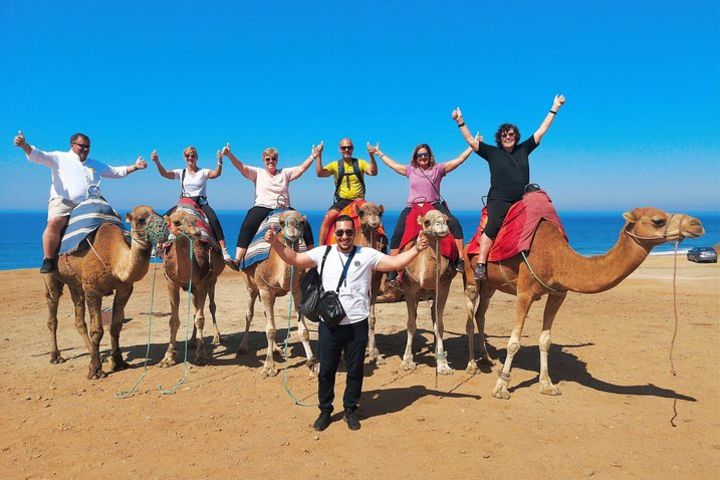 Camel Ride on Tangier Beach  image
