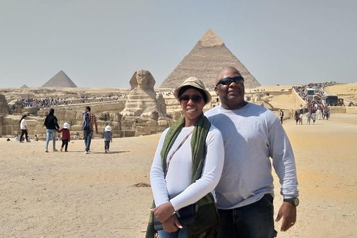 Giza Pyramids and Sphinx: Half-Day Private Tour with Camel ride & Lunch image