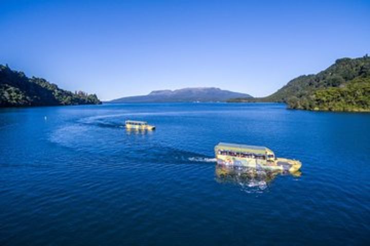 Tarawera and Rotorua Lakes Eco Tour by Boat with Guide image