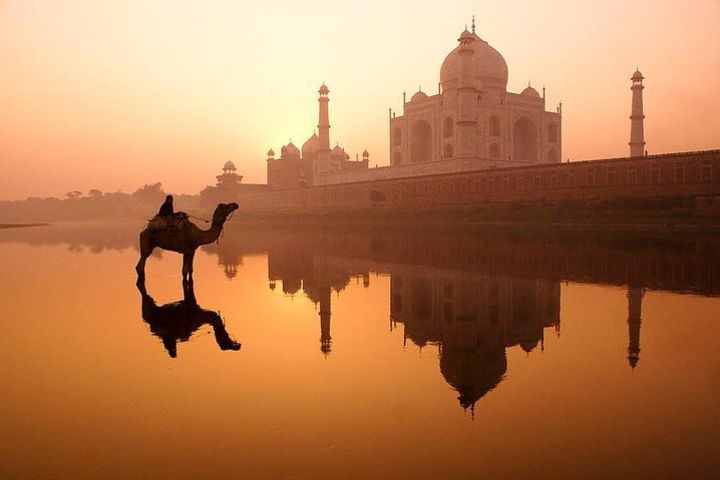 Taj Mahal Agra Fort Sunrise Tour Total Duration 8Hrs From Delhi By Car  image