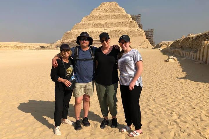 Day Tour from Cairo: Dahshur Pyramids, Sakkara & Memphis with private tour guide image