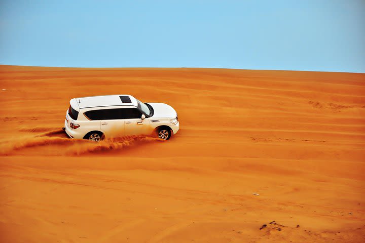 Full Day Desert Safari with Buffet Dinner,Sand Boarding & Camel Ride image