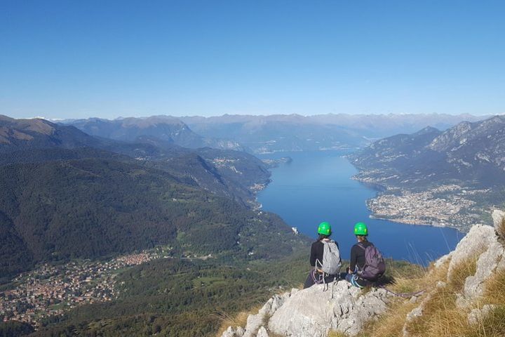 Via Ferrata tour top of Bellagio mountains image