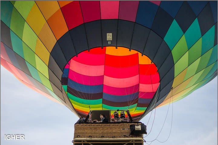 Milan weekend afternoon hot air balloon flight image