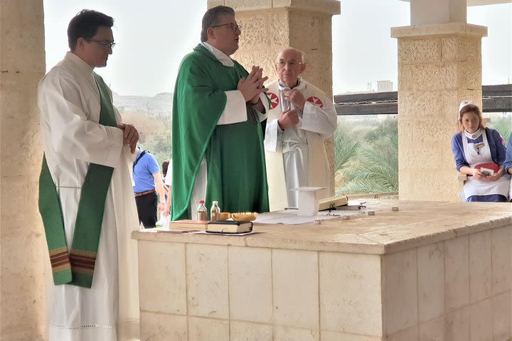 Jericho Temptation Mount and Jesus Baptism Site Private Tour image