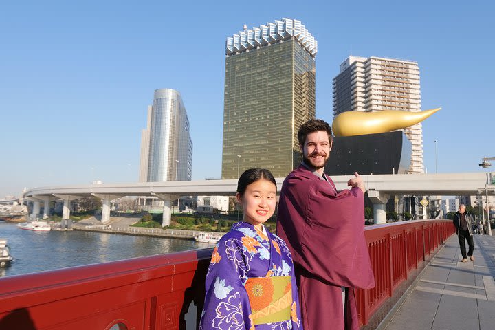 Half-Day Tokyo Kimono Photoshoot Walking Tour in Asakusa image