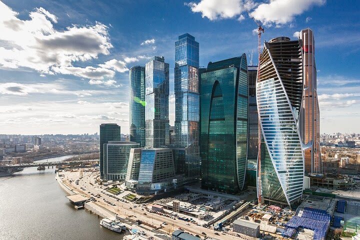 Moscow In Motion: 5-Hour Private Panoramic Tour and a Local Market Visit image