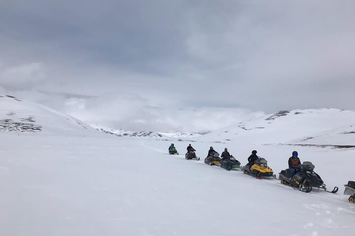 Snowmobile / Quad Bike ATV Private Tour from Bakuriani to Tabatskuri Lake image