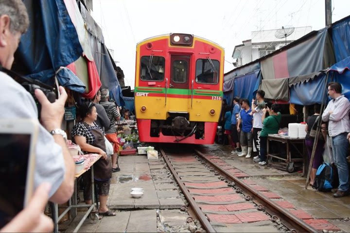 Private Excursion to Maeklong​ Railway and​ Floating Markets image