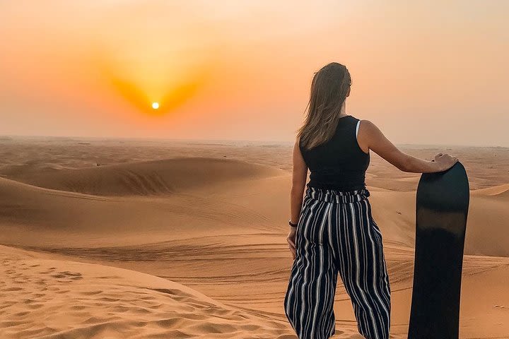 Private Red Dunes Desert Safari Only With Sand Boarding image