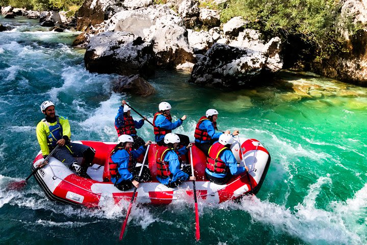 Whitewater Rafting on the Soča River in Bovec, Slovenia image