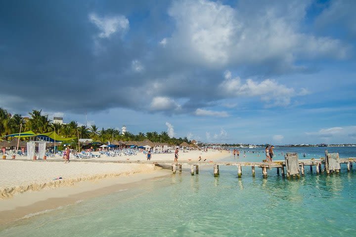 Explore Isla Mujeres in One Day Catamaran,Snorkel,Open Bar and Beach Club image