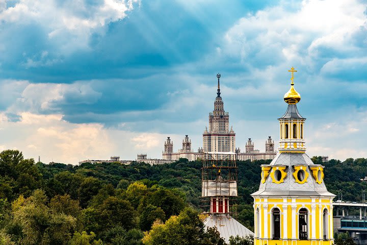 Moscow city tour onboard a classic Soviet van image