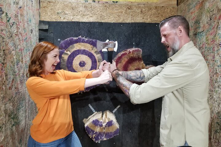 Axe N Balls - Axe Throwing & Pinball Experience in Las Vegas - Small Group  image