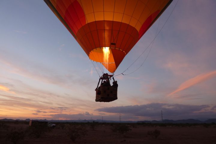 Phoenix Desert Sunset Hot Air Balloon Ride image