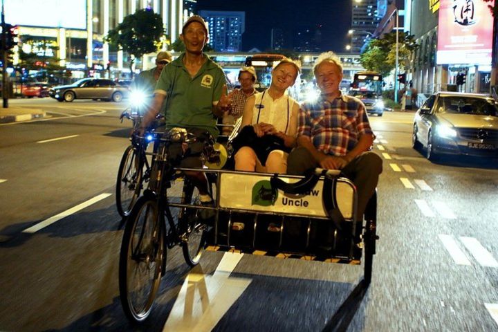 Private Singapore Night Tour with Gardens by the Bay,Trishaw Ride & River Cruise image