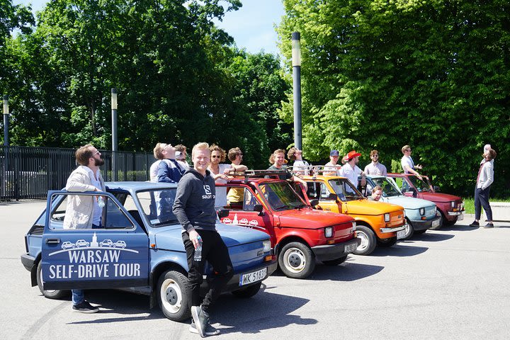 Retro Fiat Self-Drive Undisovered Tour in Warsaw image