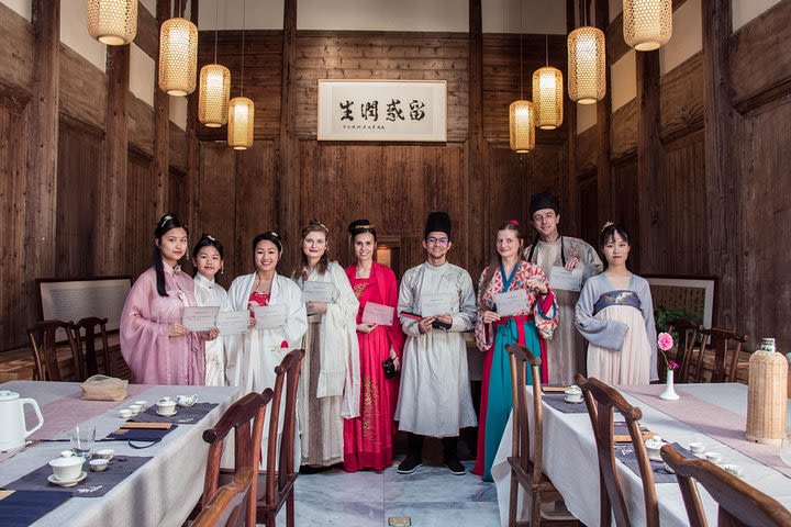 1-day Chinese Cosplay, Tea Ceremony & Shaded Stream Boating at the Xixi Wetlands image