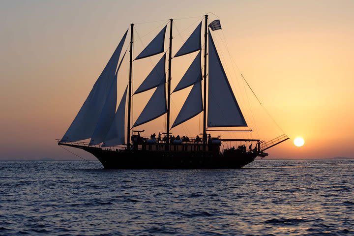 Santorini Volcanic Sunset Cruise image