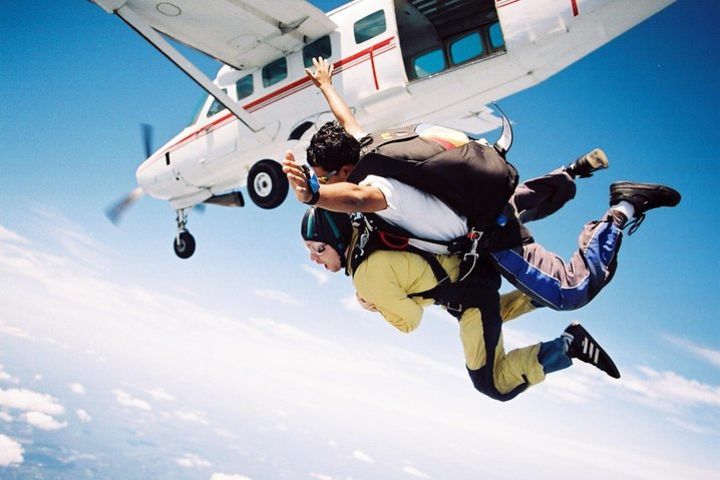 Sky Diving Dubai At Desert Zone image