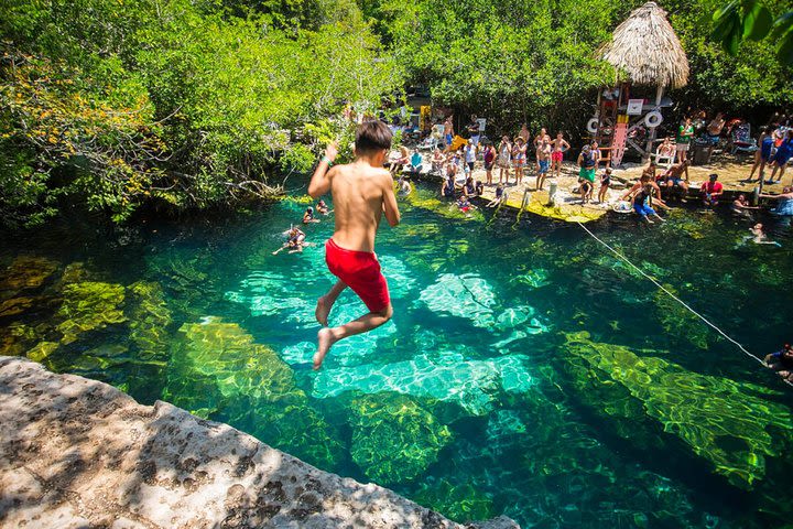 IRRESISTIBLE Jungle Adventure driving your own ATV. Ziplines and Cenote included image