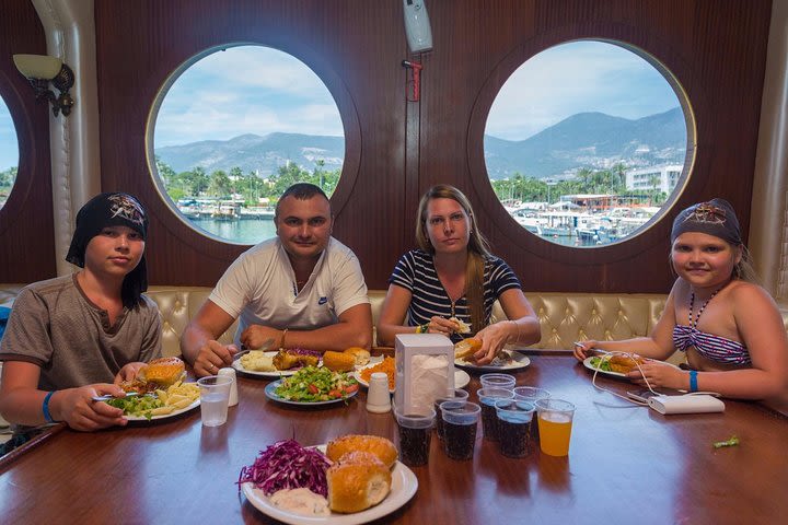 from Belek: Alanya Pirates Boat Tour by Big Kral image