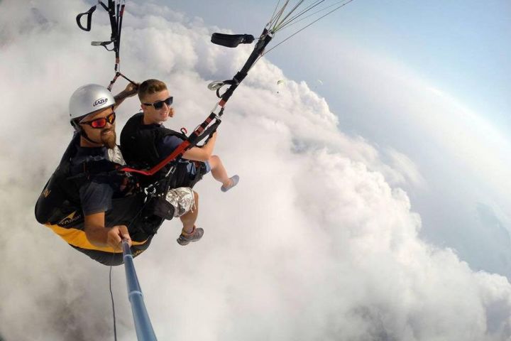 Side Paragliding Adventure with Hotel Pickup image