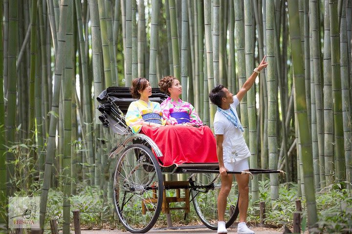 Kyoto Arashiyama Rickshaw Tour with Bamboo Forest image