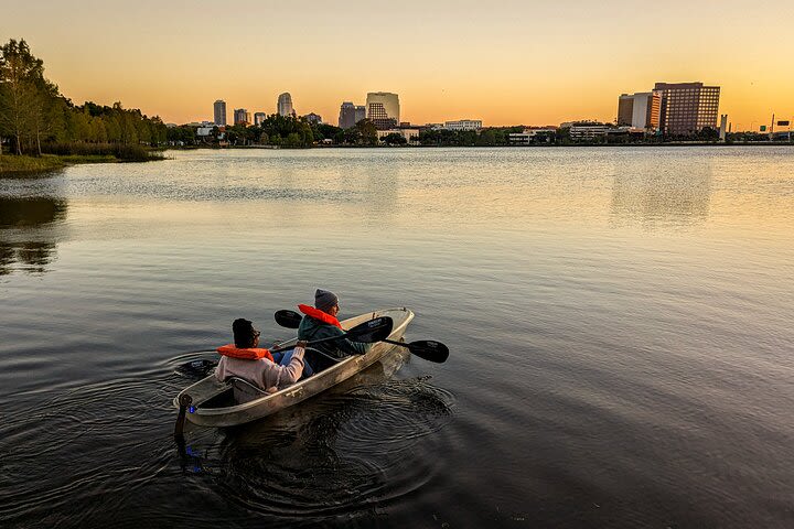 Sunset Clear Kayak or Clear Paddleboard in Orlando image