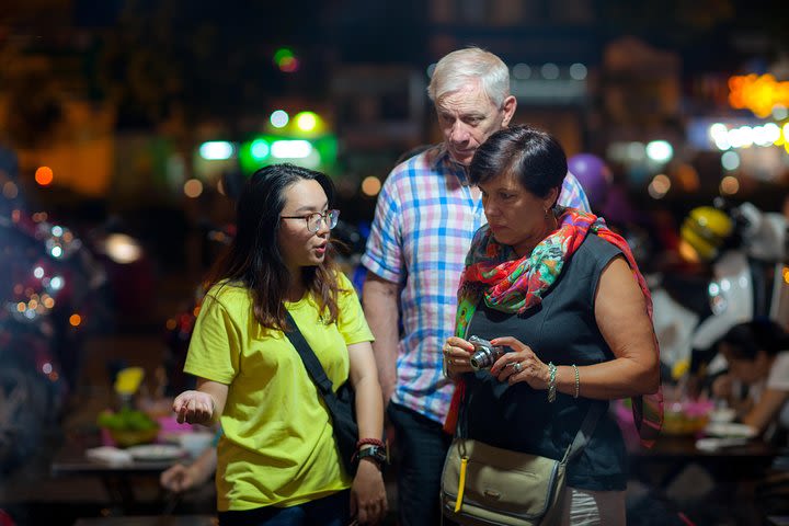 Saigon Night Street Food and City Tour on Scooter image