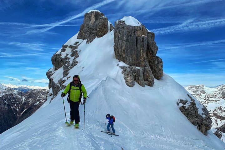 Ski Touring On Uršiči Saddle image