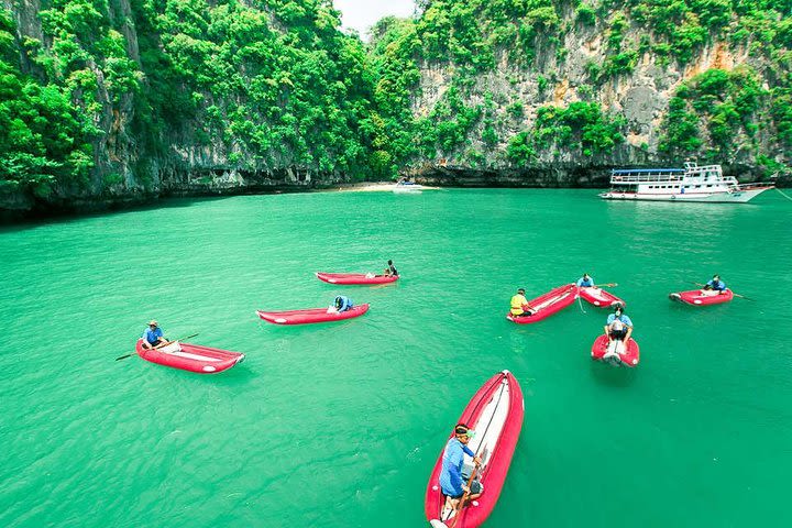 Phang Nga Bay (James Bond Island) & Monkey Cave · by Long tail Boat image