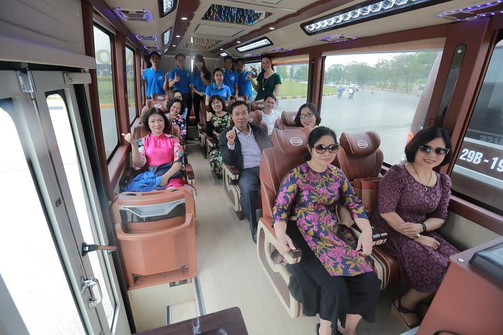 Puppet show & Hoa Lu-Tam Coc Small Group with Limo bus, Buffet, Biking, Boating image