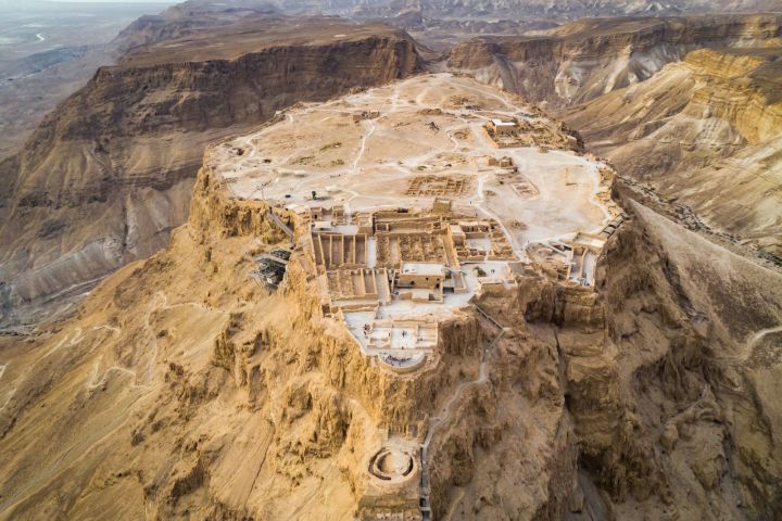 Masada, Ein Gedi, and The Dead Sea from Jerusalem image