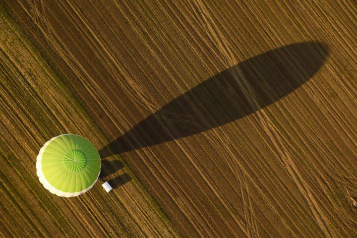 Hot Air Balloon Flight over the vineyards of the Rioja Wine Country image