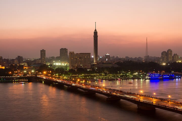 Cairo Night City & Cairo Tower&Mokattam Hills Tour with a private car-From Cairo image