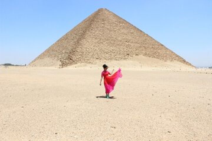 Dahshur 2 pyramids ,Sakkara step pyramids Memphis old city day tour from Cairo image