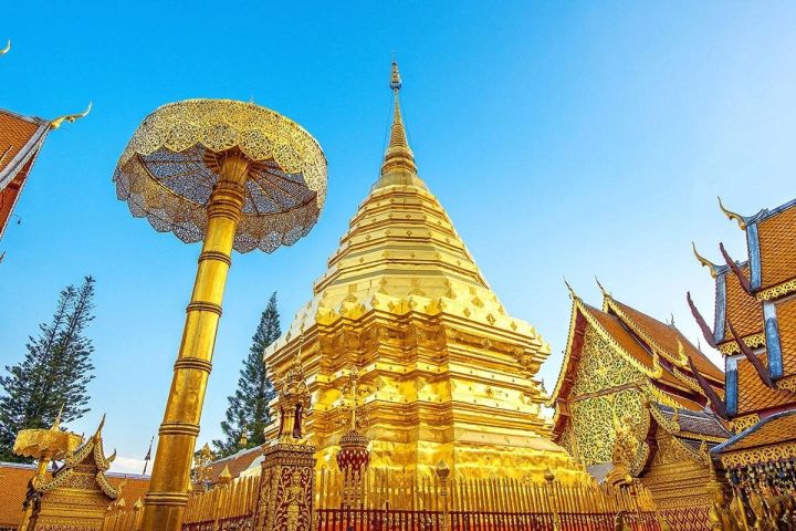 Wat Phra That Doi Suthep & Hmong Village Half-Day Tour image
