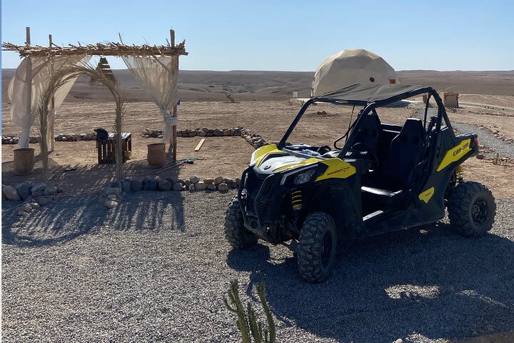 1H Quad Ride in the middle of Agafay Desert with a tea break & pool access image